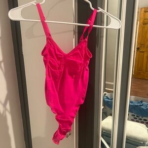 SKIMS hot pink bodysuit